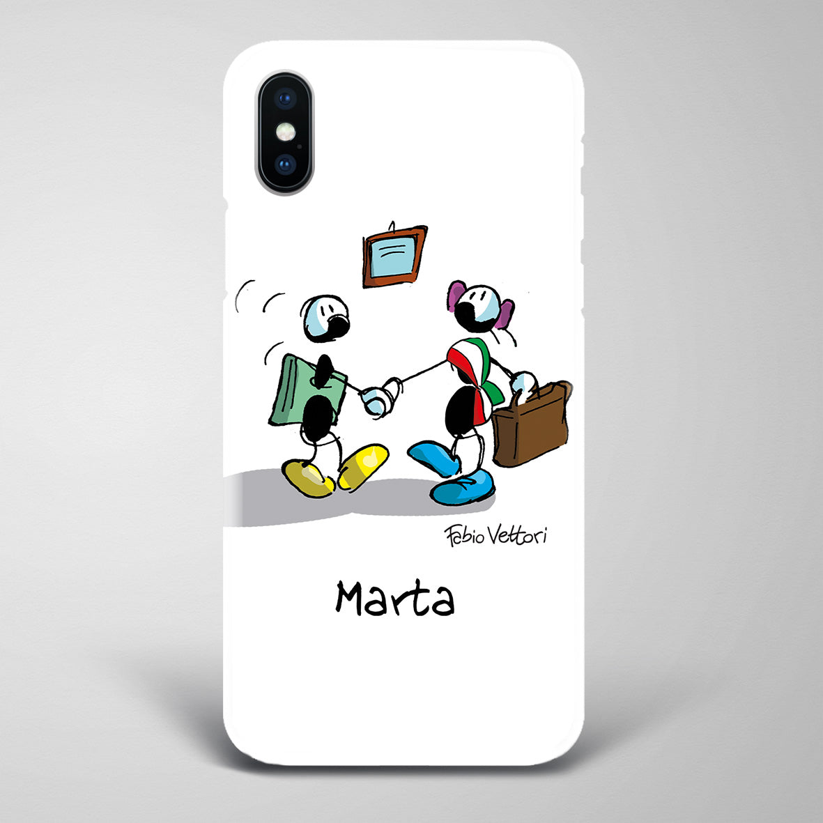 Artistic Smartphone Cover Personalized Decoration on ceramic