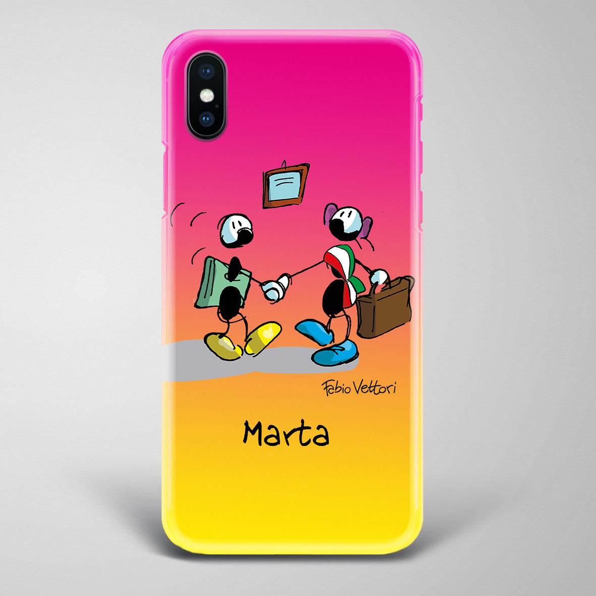 Artistic Smartphone Cover Personalized Decoration on ceramic