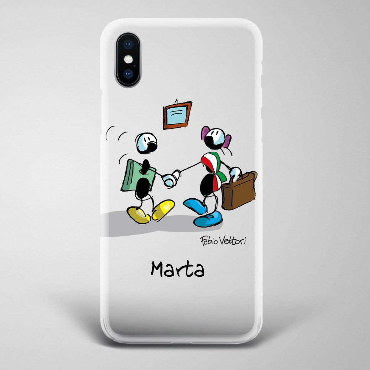 Artistic Smartphone Cover Personalized Decoration on ceramic