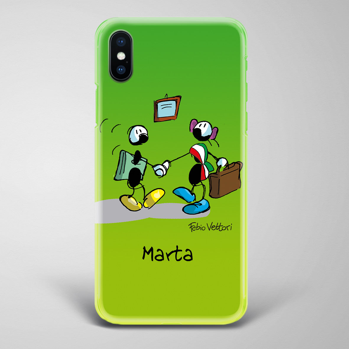 Artistic Smartphone Cover Personalized Decoration on ceramic