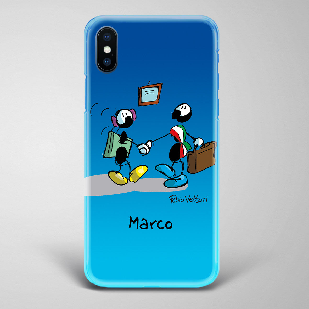 Artistic Smartphone Cover Personalized Decoration on ceramic