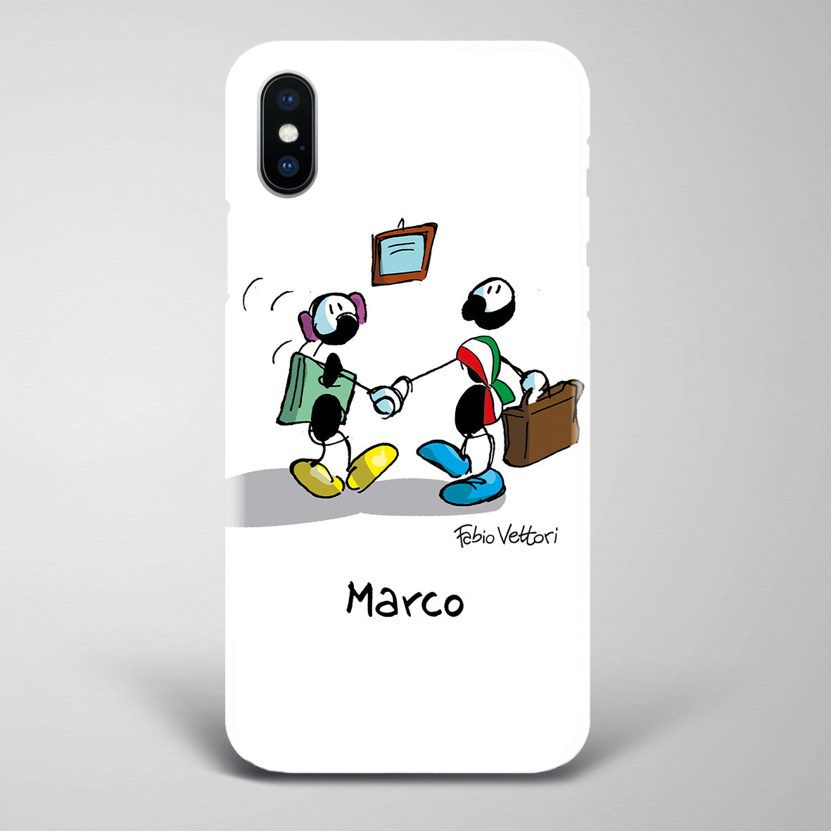 Artistic Smartphone Cover Personalized Decoration on ceramic