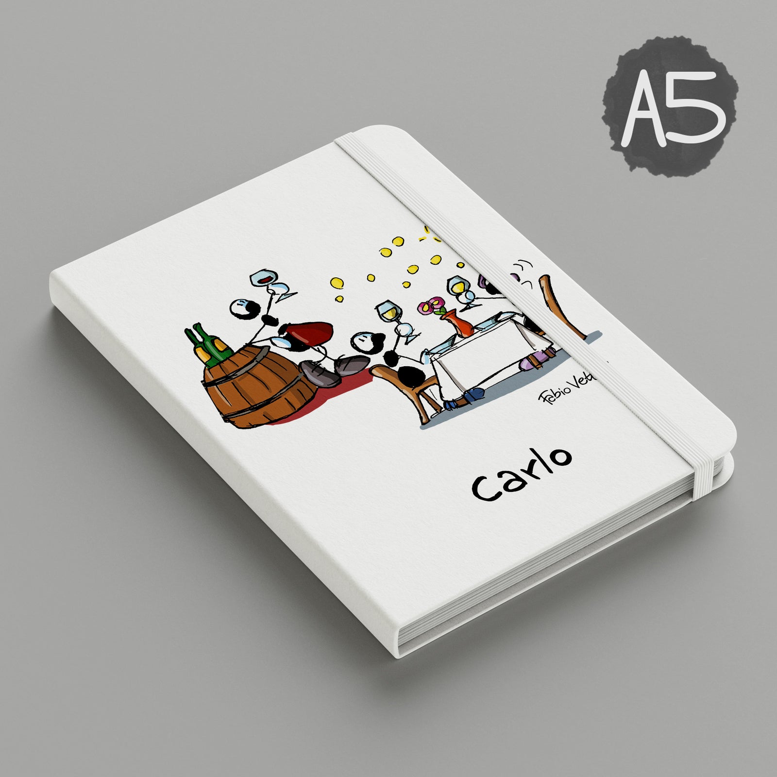 Personalized Notebook subject "Sommelier"