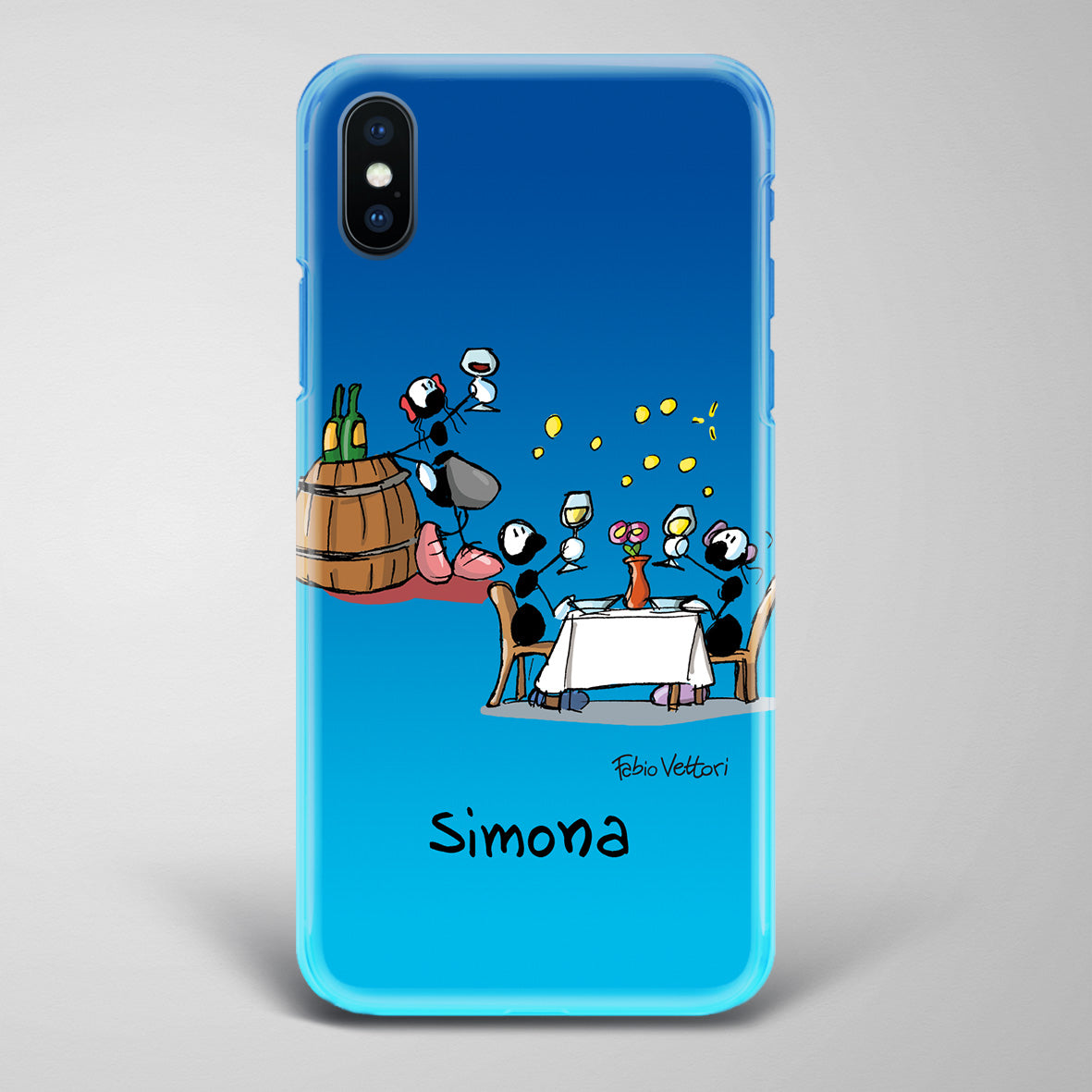 Artistic Smartphone Cover Personalized Decoration on ceramic