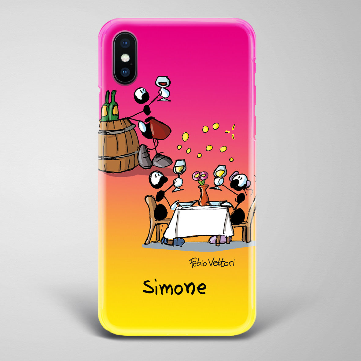 Artistic Smartphone Cover Personalized Decoration on ceramic