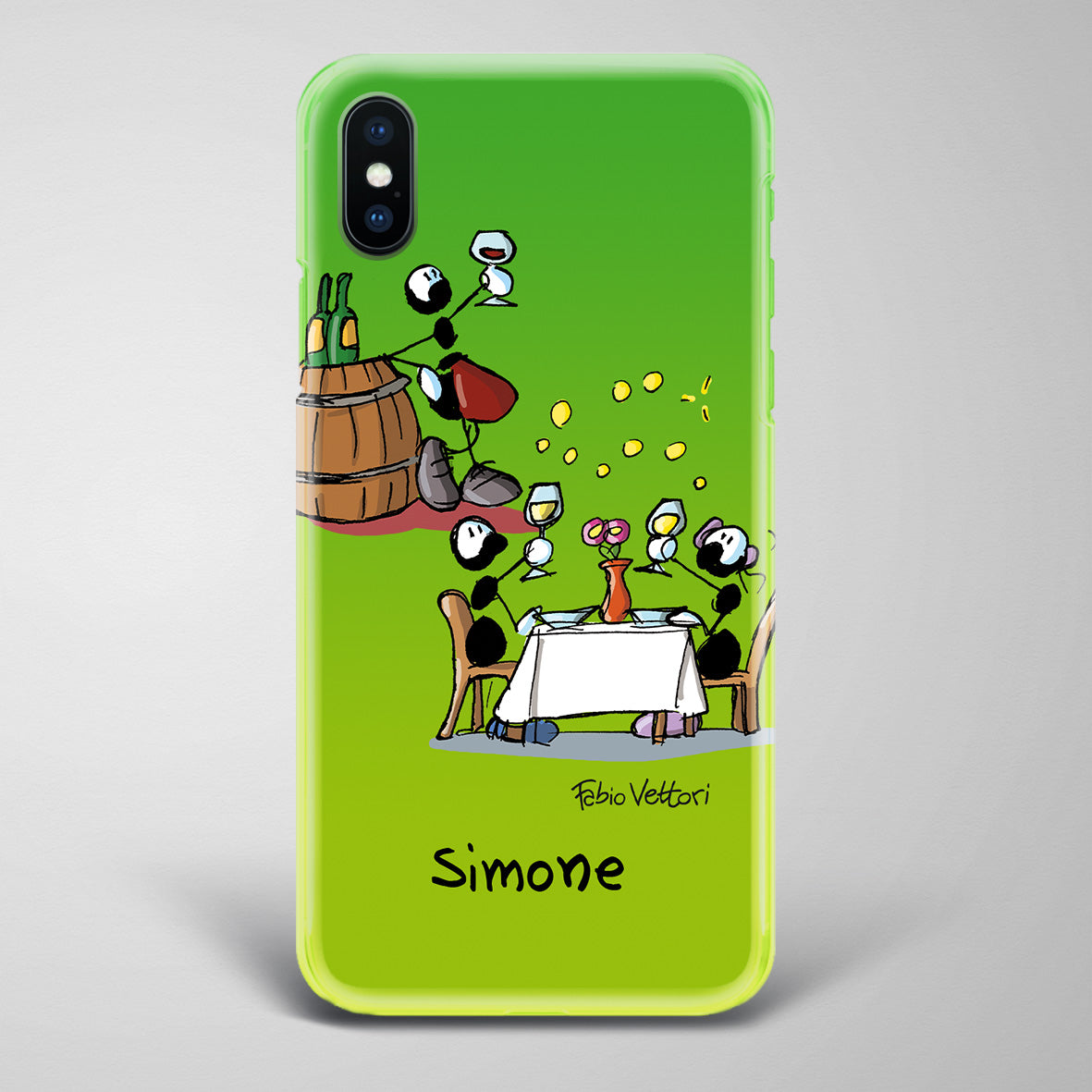 Artistic Smartphone Cover Personalized Decoration on ceramic