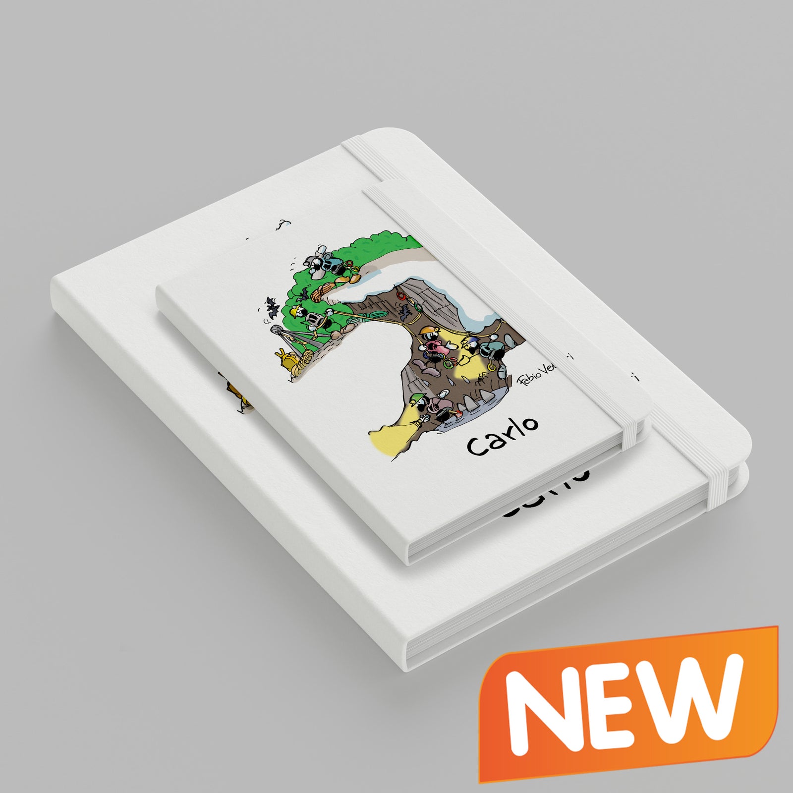 Personalized notebook with "Harp" theme