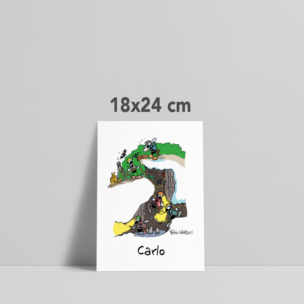 Personalized "Astronaut" poster print