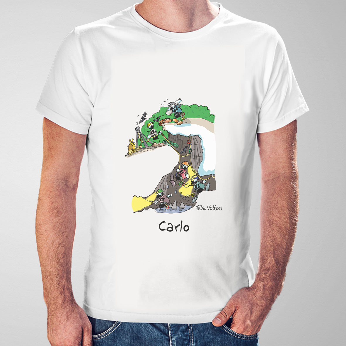 T-Shirt Personalizzata "Speleologi"