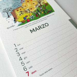 Calendario Spirale 2027 delle Formiche di Fabio Vettori (FV27SP)