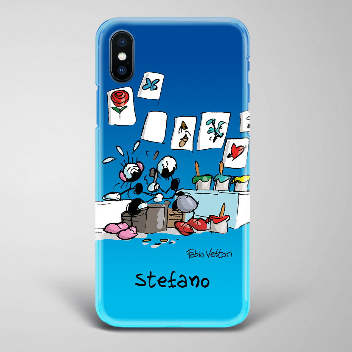 Artistic Smartphone Cover Personalized Decoration on ceramic