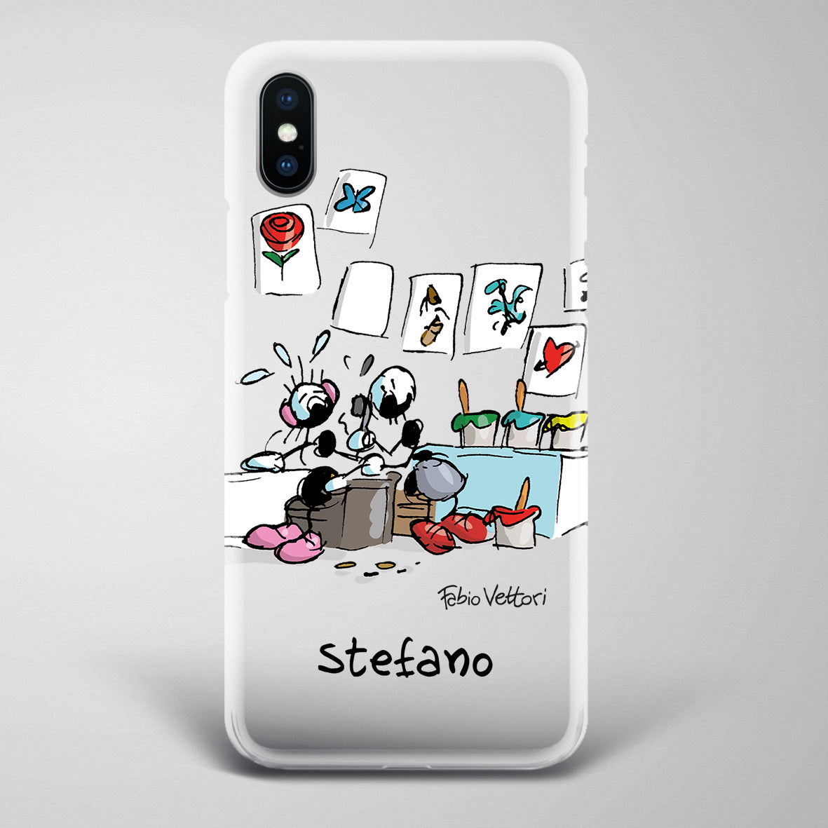 Artistic Smartphone Cover Personalized Decoration on ceramic