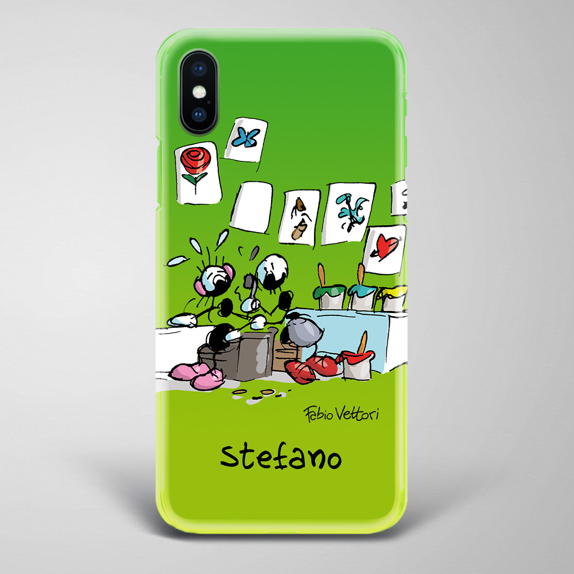 Artistic Smartphone Cover Personalized Decoration on ceramic