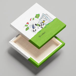 Canvas "Forza Azzurri"