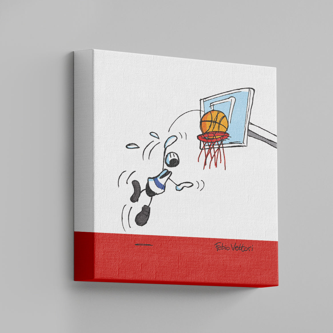 Tela "Basket" 20x20 cm o 40x40 cm