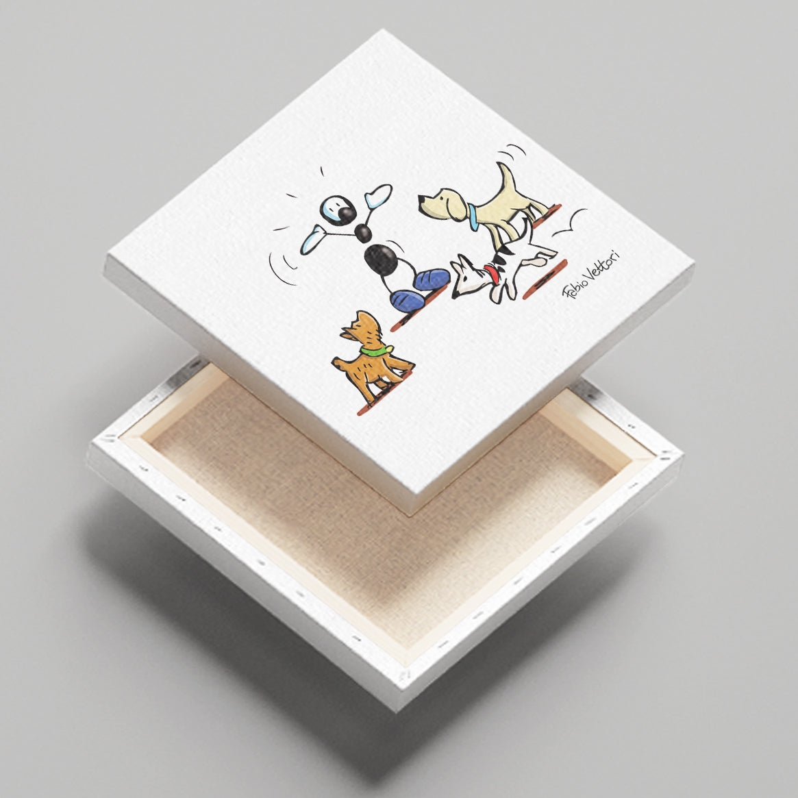 Canvas "Dogs"