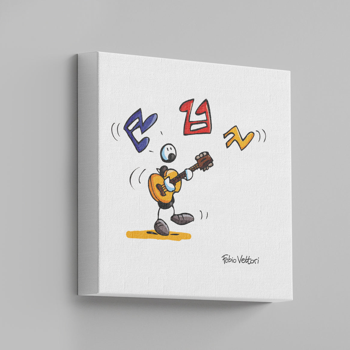 Canvas "Guitarist"