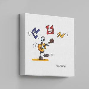 Canvas "Guitarist"