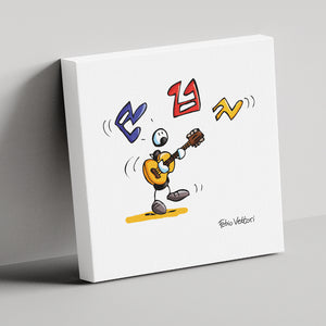 Canvas "Guitarist"