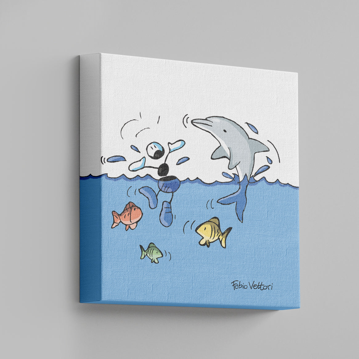 Canvas "Dolphin"