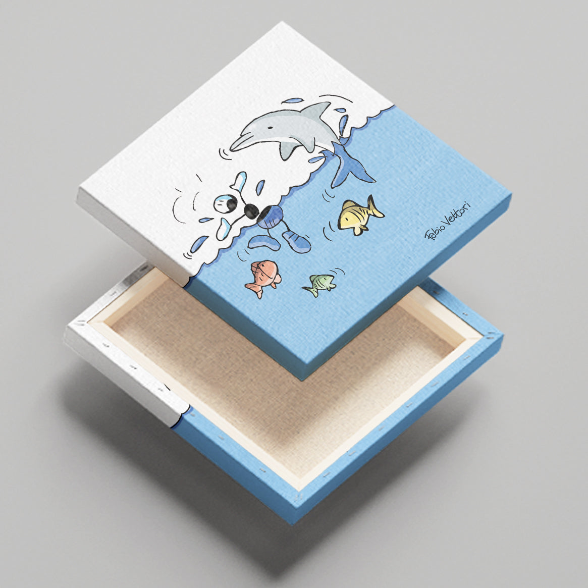 Canvas "Dolphin"