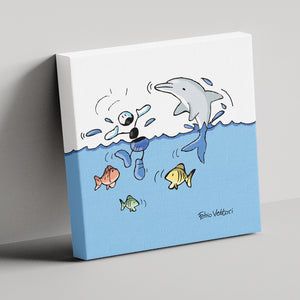 Canvas "Dolphin"
