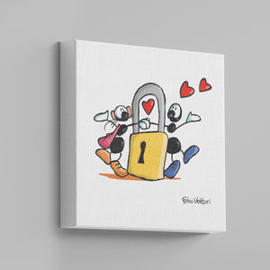 Canvas "Padlock"