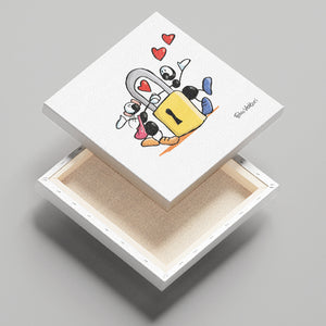 Canvas "Padlock"