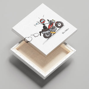 "Motorcycle" canvas