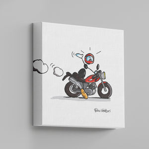"Motorcycle" canvas
