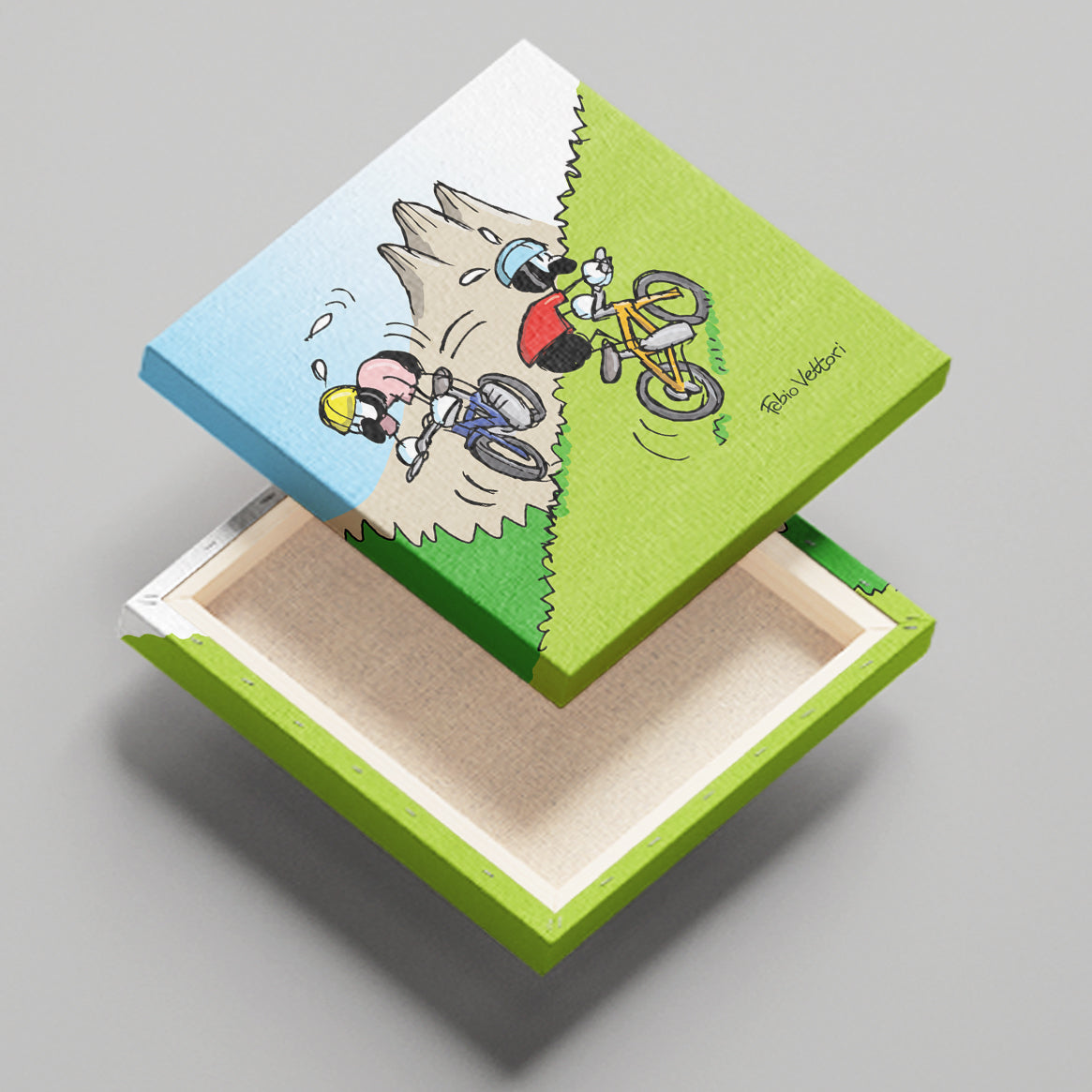 "Mountain Bike" canvas