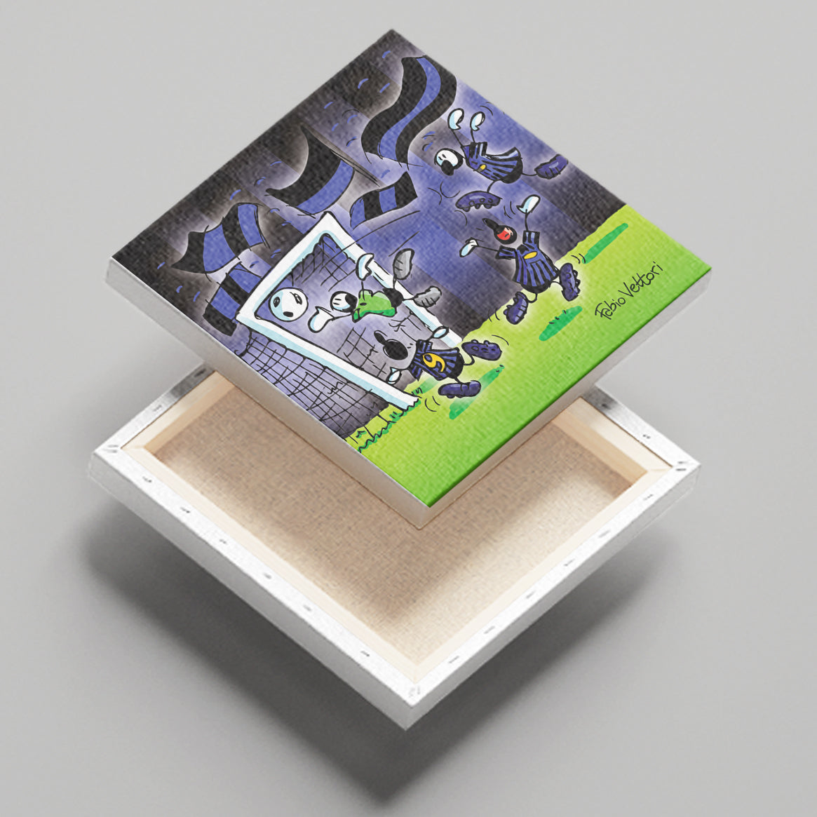 Tela "Neroazzurro new"