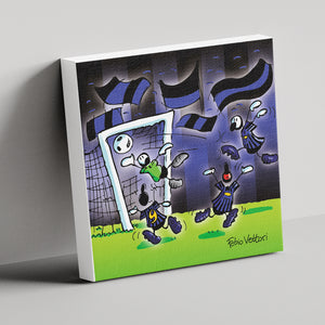 "Neroazzurro new" fabric