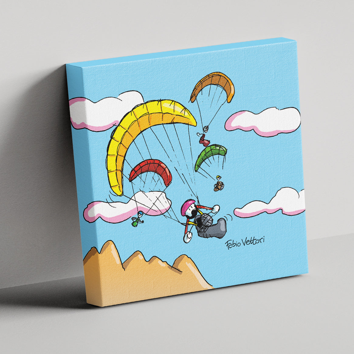 Canvas "Paragliding"