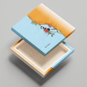 "Rock climber" canvas