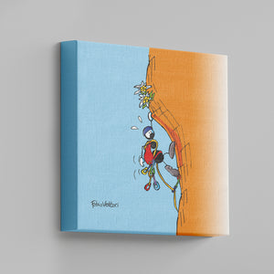 "Rock climber" canvas