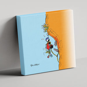 "Rock climber" canvas