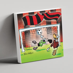 Canvas "Rossonero new"