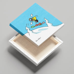Canvas "Snowboarding"