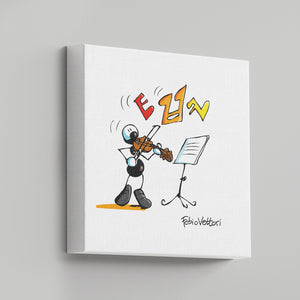 Canvas "Violinist"