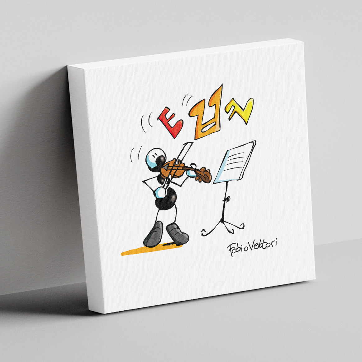 Canvas "Violinist"