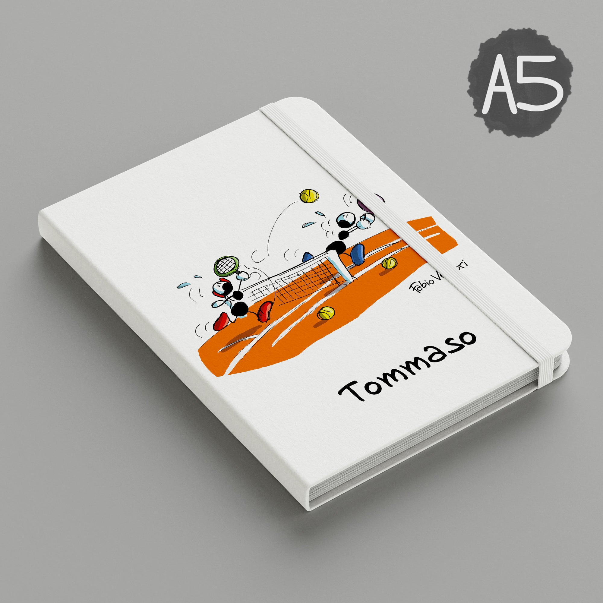 Notebook Personalizzato soggetto "Tennis"