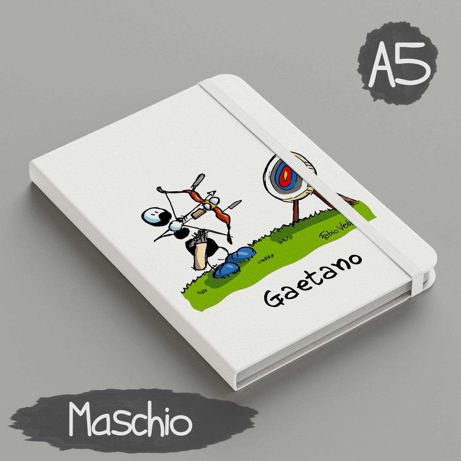 Personalized Notebook subject "Archery"
