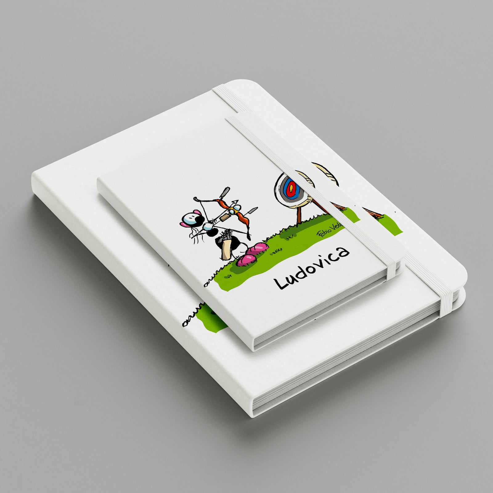 Personalized Notebook subject "Archery"