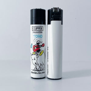 Accendino CLIPPER serie limitata Zodiaco by Fabio Vettori Soggetto "Toro"
