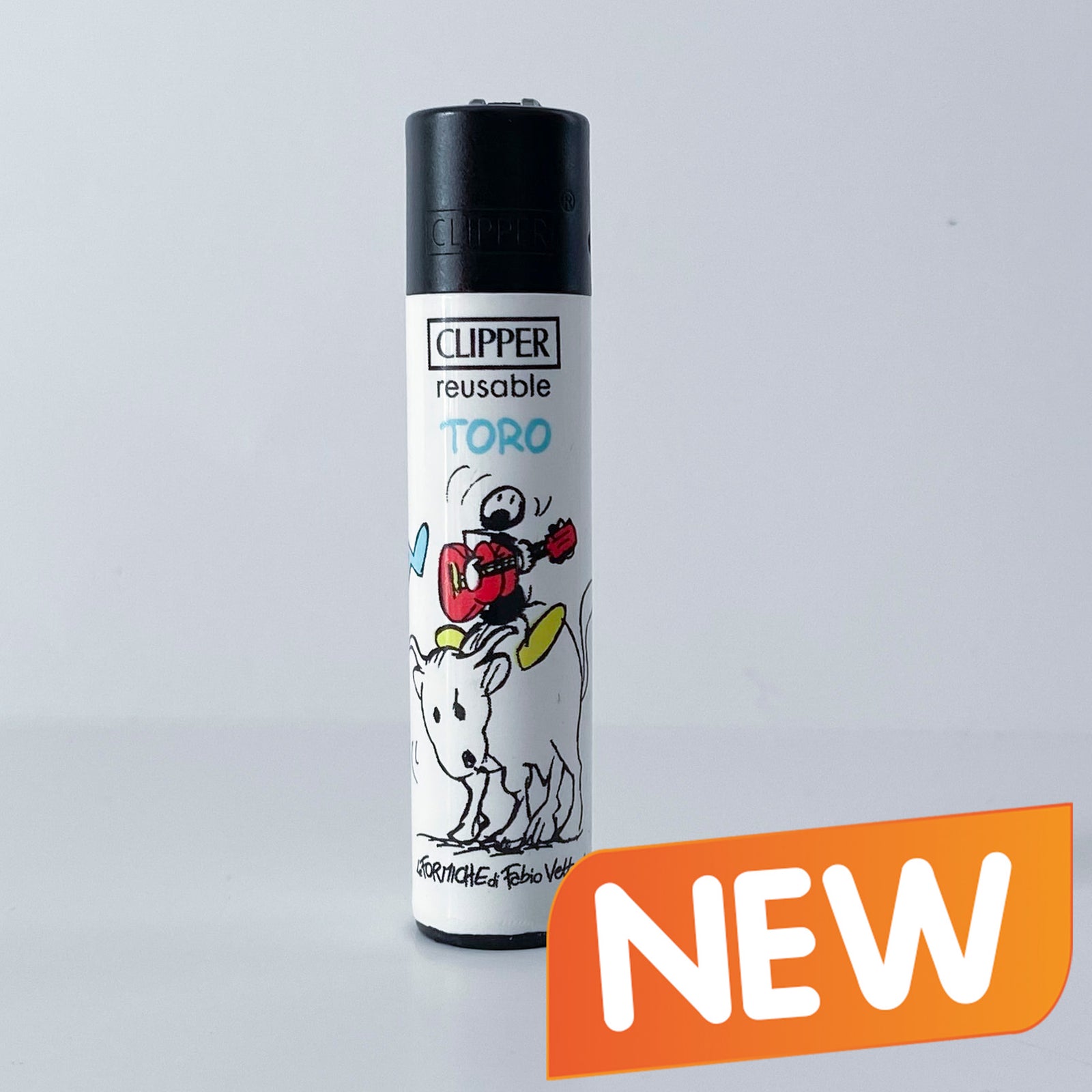 CLIPPER lighter limited series Zodiaco by Fabio Vettori Subject "Taurus"