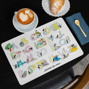 American table placemat "ABC"
