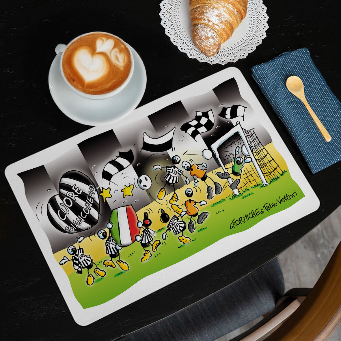 Tovaglietta Americana da tavola "Bianconero"