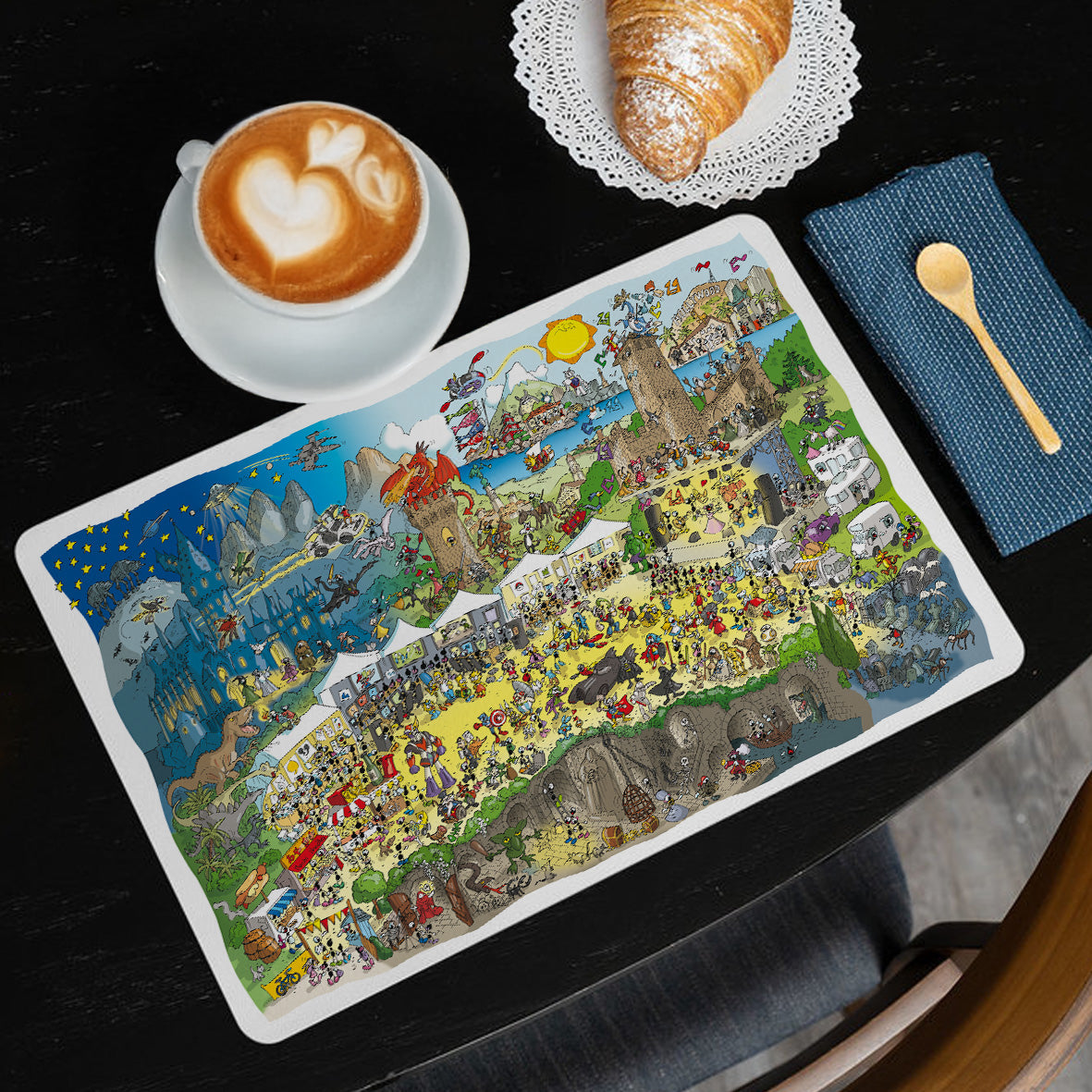 Tovaglietta Americana da tavola "Comics&Games"