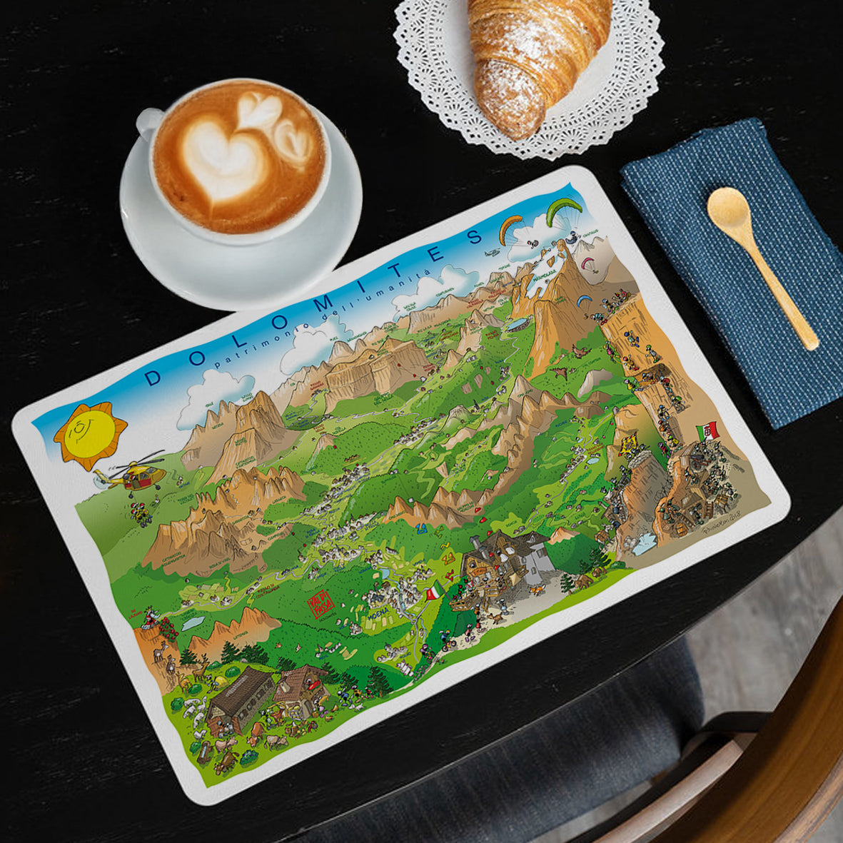 Tovaglietta Americana da tavola "Dolomites"